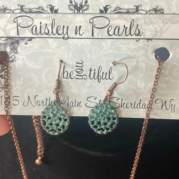 Copper and Patina‎ Necklace - Picture 3 of 3